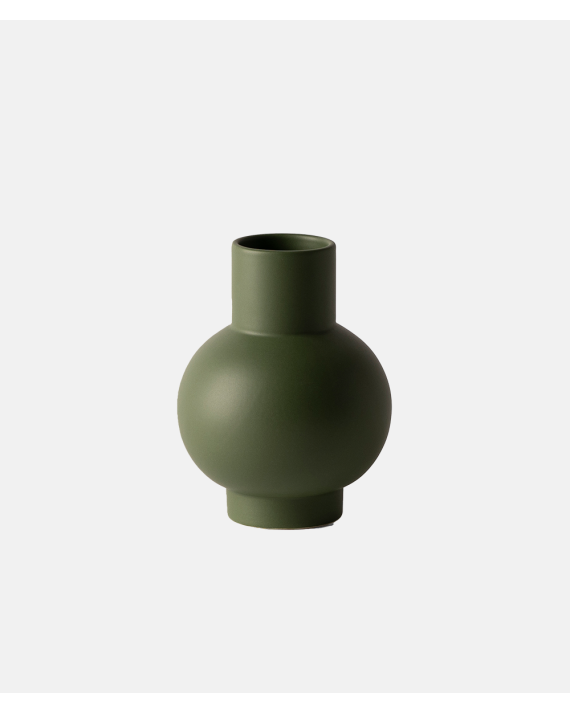 Raawii Strøm Lille Vase - Deep Green