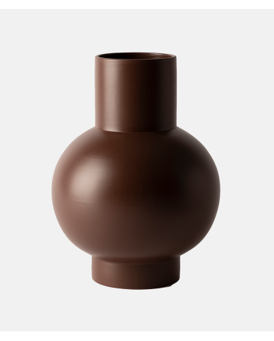 Raawii Strøm XL Vase - Chocolate