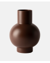 Raawii Strøm XL Vase - Chocolate