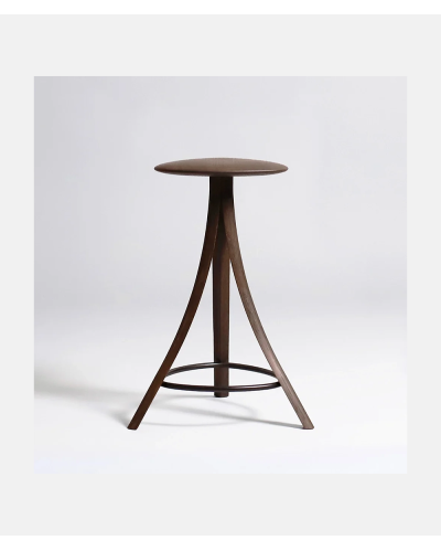 Clover Stool - smoked oak