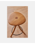 Clover Stool - smoked oak