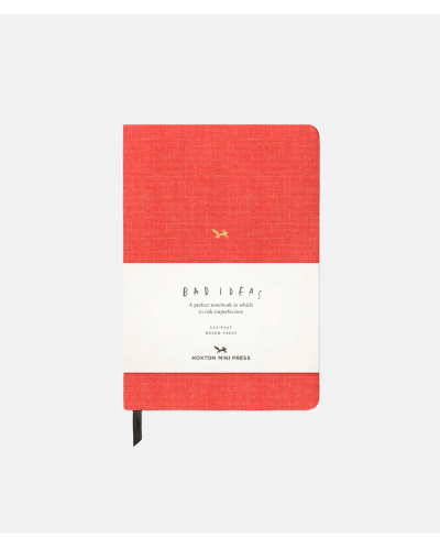 Hoxton Mini Press Notebook - A NoteBook For Bad Ideas - Red