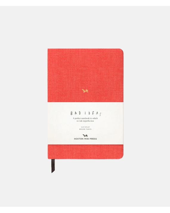 Hoxton Mini Press Notebook - A NoteBook For Bad Ideas - Red