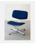 Raawii ARBA Lounge Chair - Light Grey Base / Blue Fabric