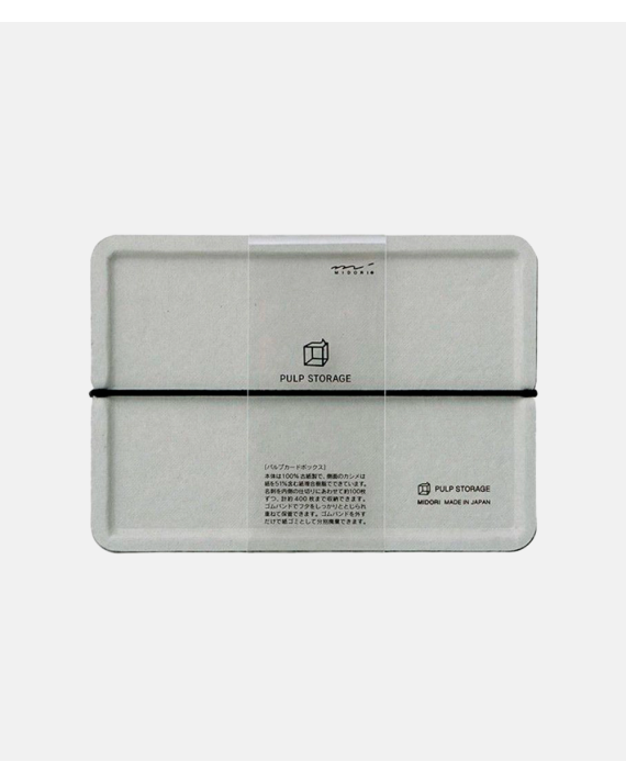 Midori PS Post Card & Tool Box In Pulp - Grey