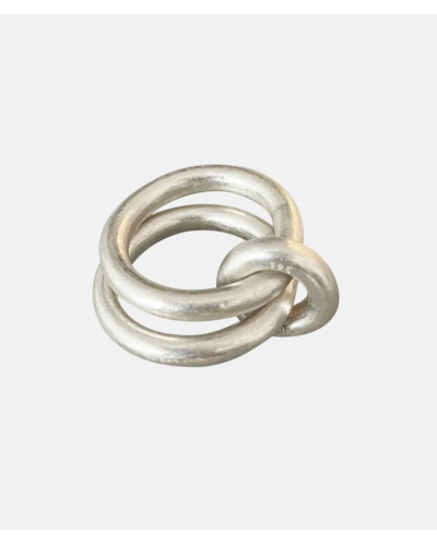 Havnering - Harbour ring 4 mm silver design Michala Eken