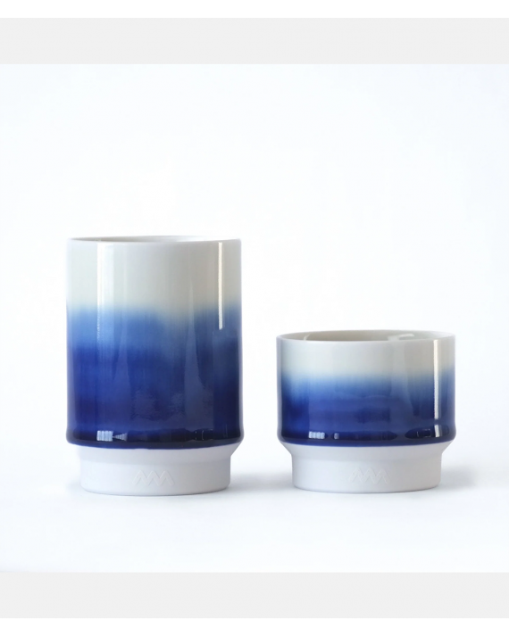 Hasami-yaki Cup Indigo Gradient - Large