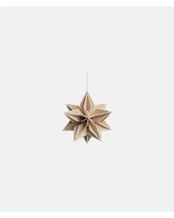 Lovi Star - Natural wood - 5 cm