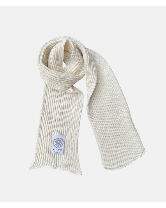 S.N.S. Herning - Wool Scarf - White - design Maja Brix