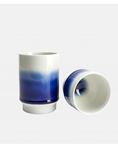 Hasami-yaki Cup Indigo Gradient - Large