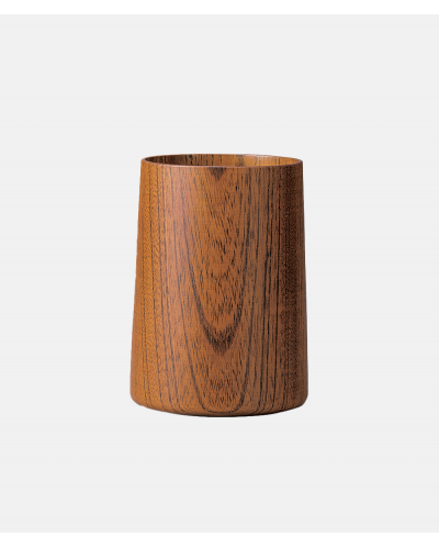 Saibi Wood Cup Brown - Large