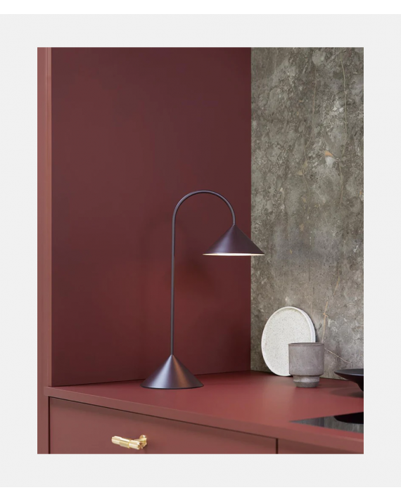 Grasp Portable Lamp H72 - matt beetroot