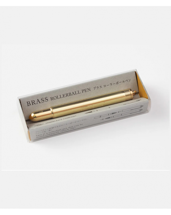 TRC Brass Rollerball Pen Solid Brass