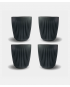 Huskee Cup 4 pcs - 235 ml - Charcoal