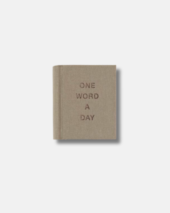 One Word a Day Notebook - Sand