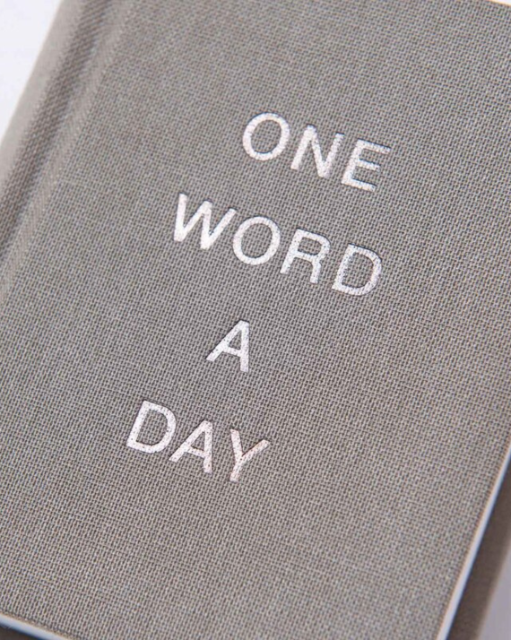 One Word a Day Notebook - Sand
