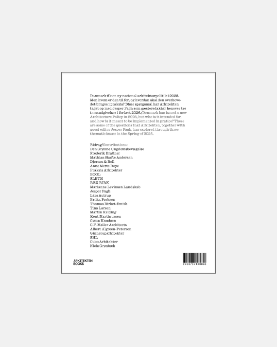 Arkitekturpolitik - Reprint
