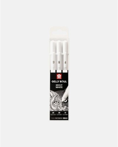 Sakura Gelly Roll Bright White